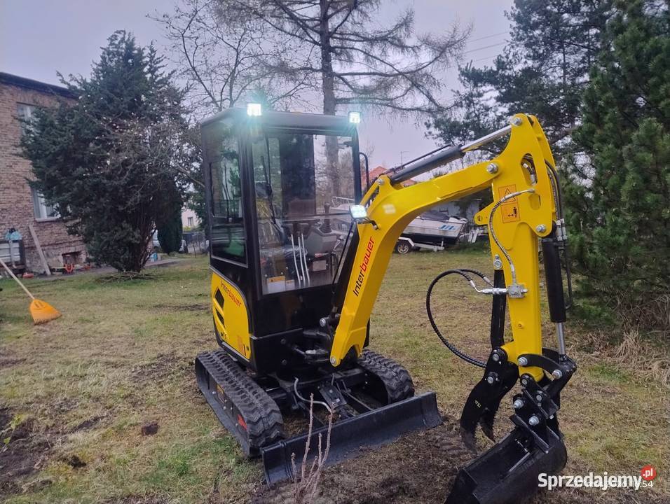 Wynajem minikoparki łyżka skarpowa hydrauliczna Pozostałe