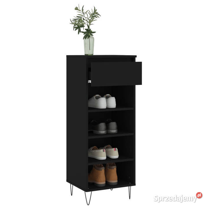 Szafka na buty czarna 40x36x105 materiał Warszawa sprzedam