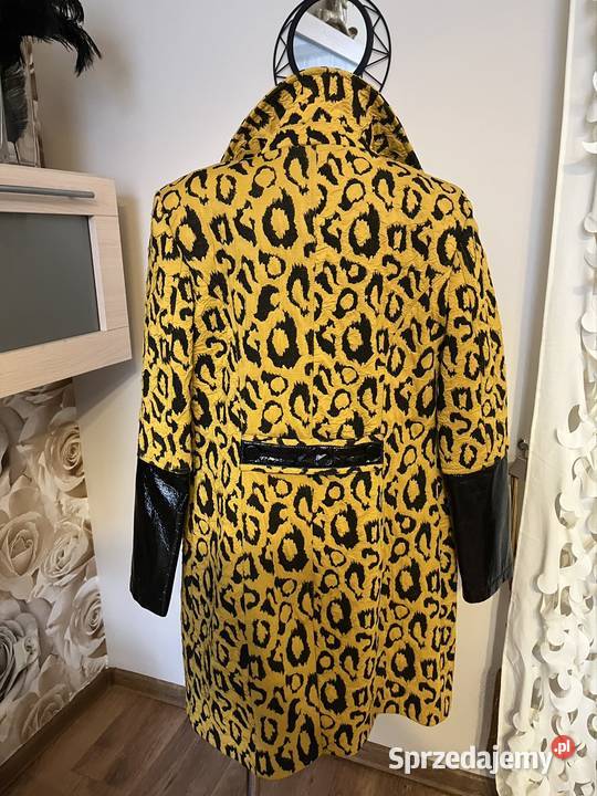 Włoski płaszcz ML seria limitowana Panterka Tarnów