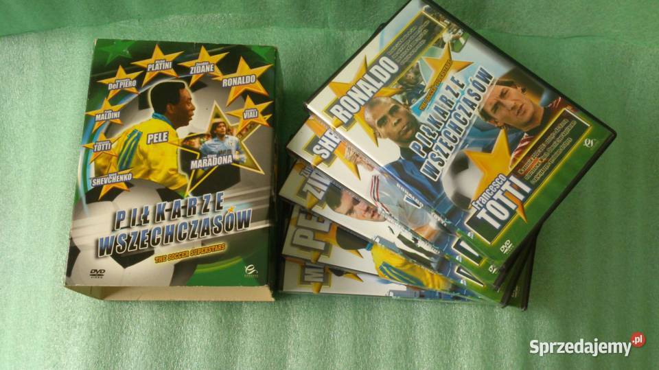 Piłkarze Wszechczasów Box 5 DVD Zielona Góra