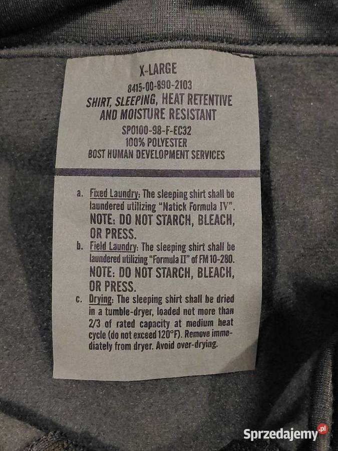 Bluza Us Army Sleeping XLarge Militaria Wrocław sprzedam