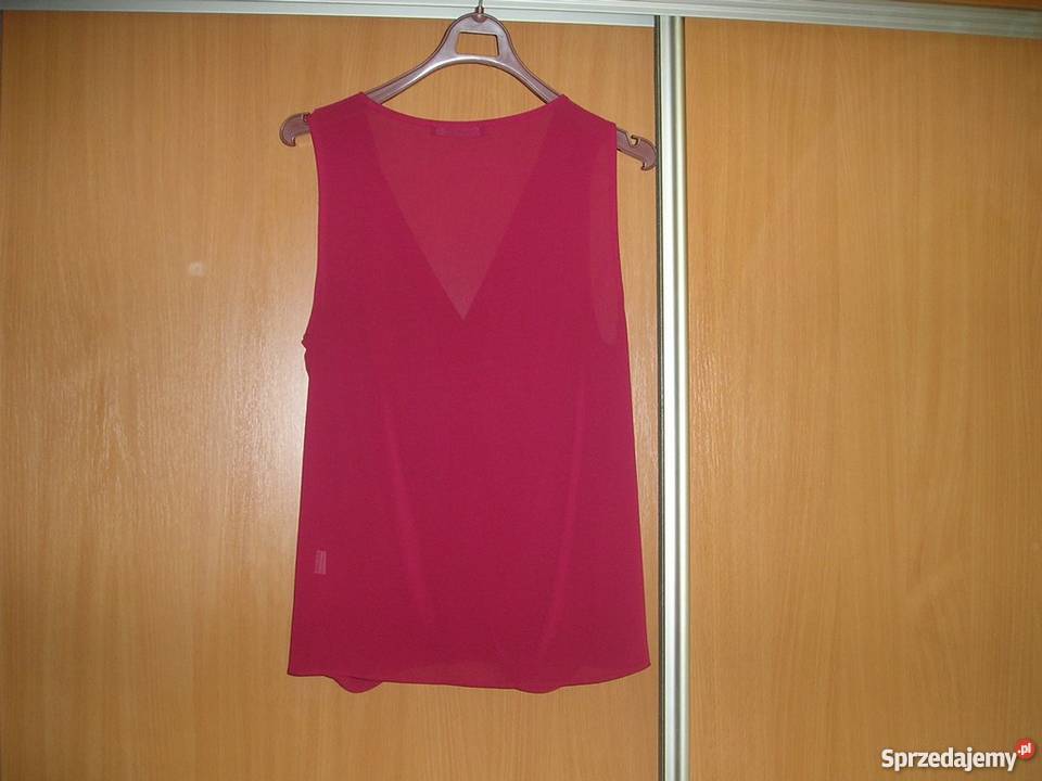 Burgundowa bluzka zakładany przód mgiełka 3840 Słupsk