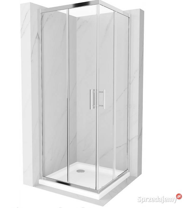 Kabina prysznicowa rozsuwana 70x70 80x80 90x90 Akcesoria łazienkowe sprzedam