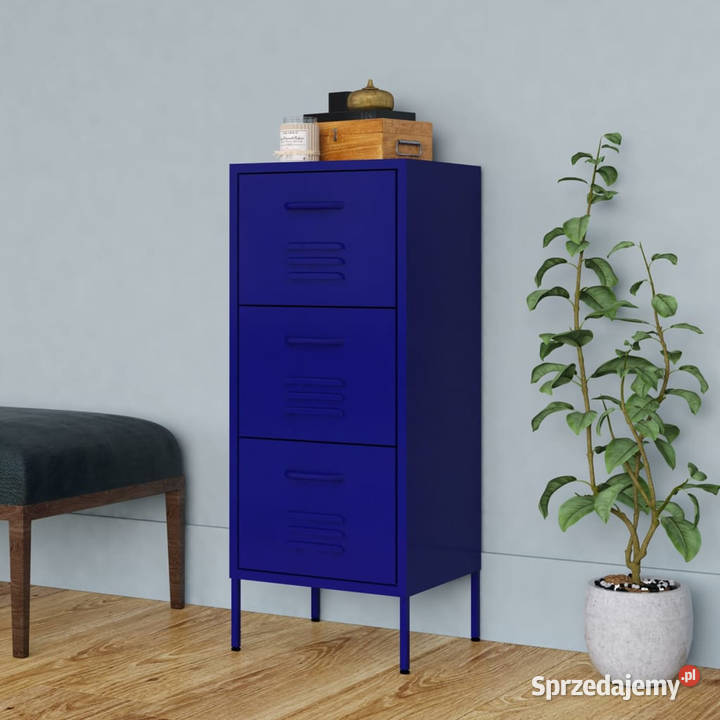 Szafka granatowa 425x35x1015 stalowa WM336181 Warszawa