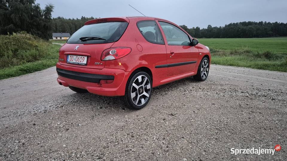 Peugeot 206 Plus 14 8V benzyna 2009 Okazja Rok produkcji 2009 Toruń