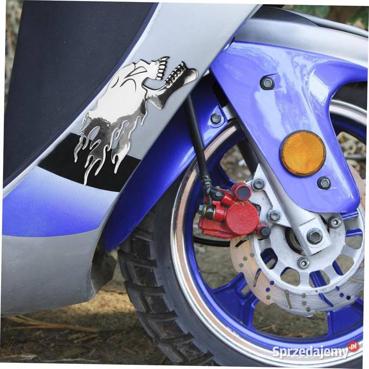 Naklejki czacha na motocykl motor quad rower Sosnowiec