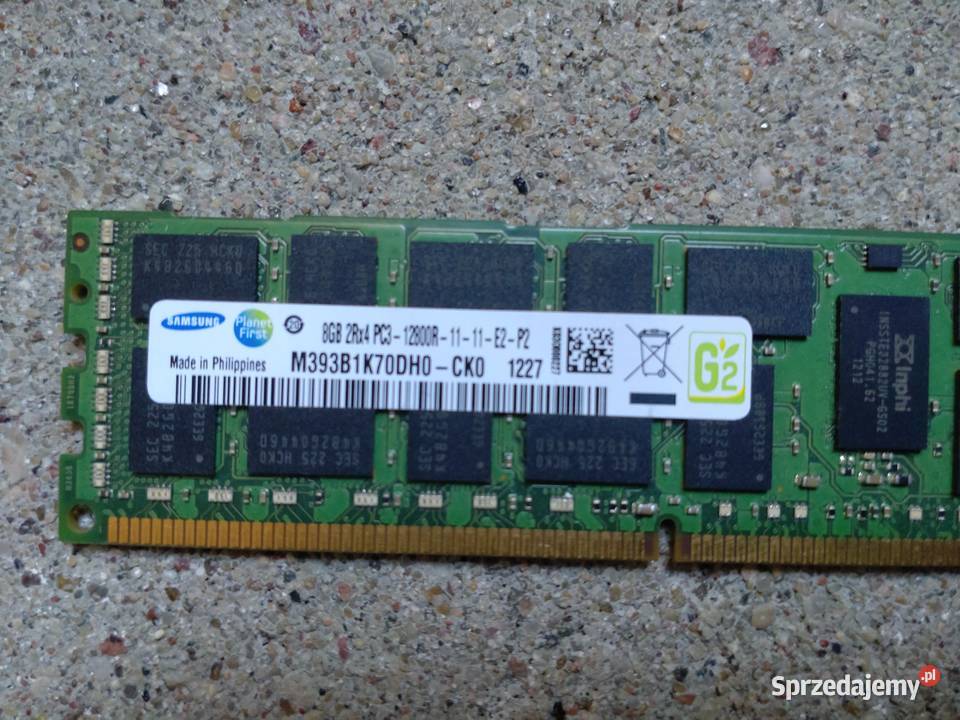 Pamięć RAM 8GB 2Rx4 PC3 serwerowa DDR3 Toruń