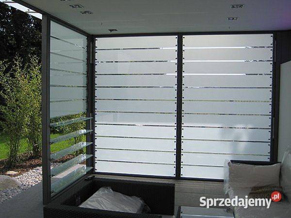 PROWADNICE UCHWYTY ŻALUZJE SZKLANE RUCHOME NA Pozostałe Lublin sprzedam