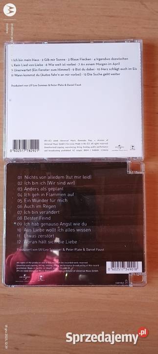 Rosenstolz x2 cd i inne płyty 1 płyta Kraków