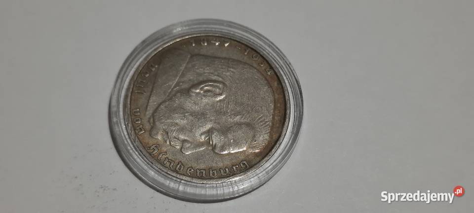moneta Niemcy Trzecia Rzesza 2 reichsmarki 1938 Numizmatyka mazowieckie