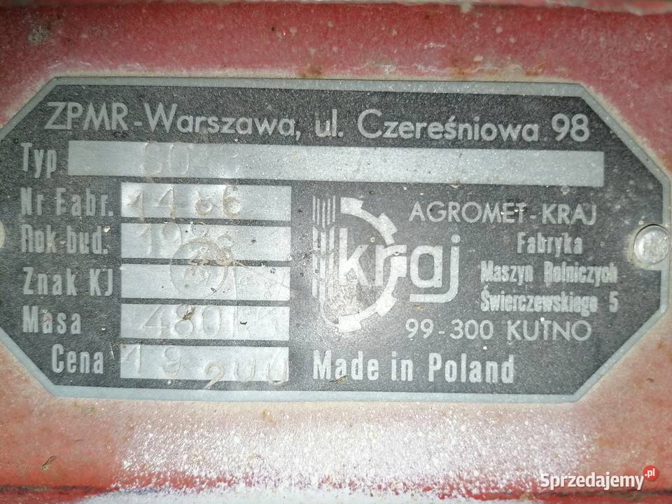 Siewnik poznaniak nieuszkodzony Sadzenie/siewniki wielkopolskie sprzedam