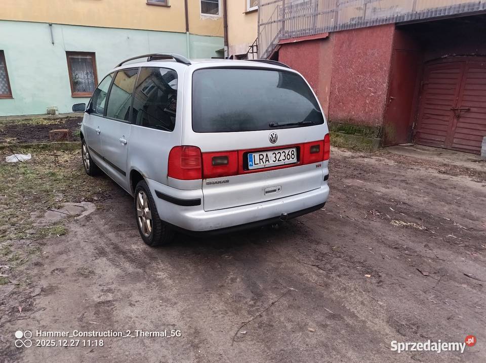 VW Sharan 2003r 19 TDI 130 skrzynia 6 biegów Sharan Włodawa