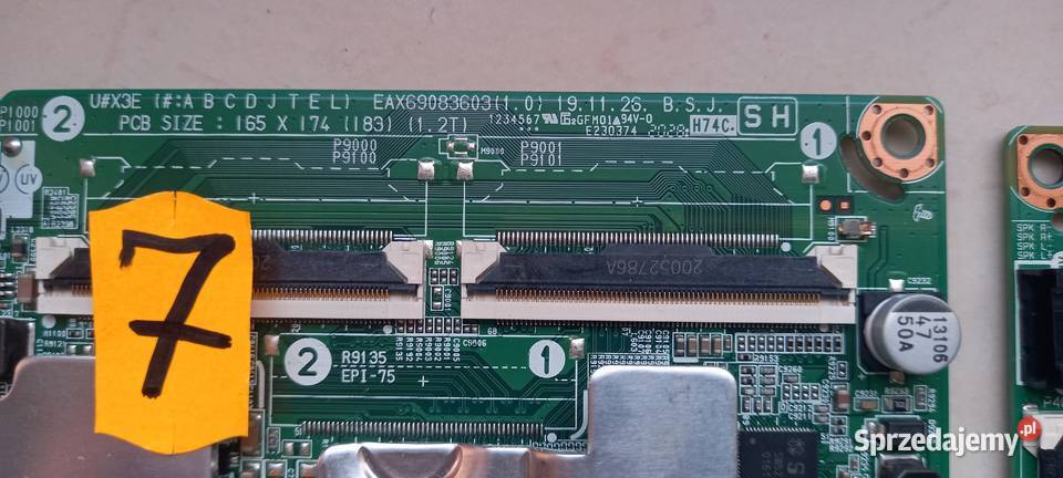 Płyty główne LG Samsung Philips 100 sprawne Karlino sprzedam