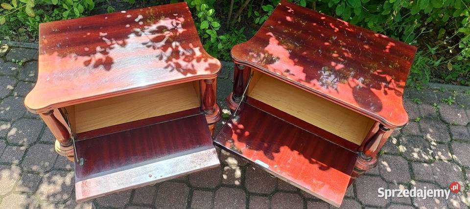 Piękne szafki nocne Vintage PRL Ludwikowskie Warszawa
