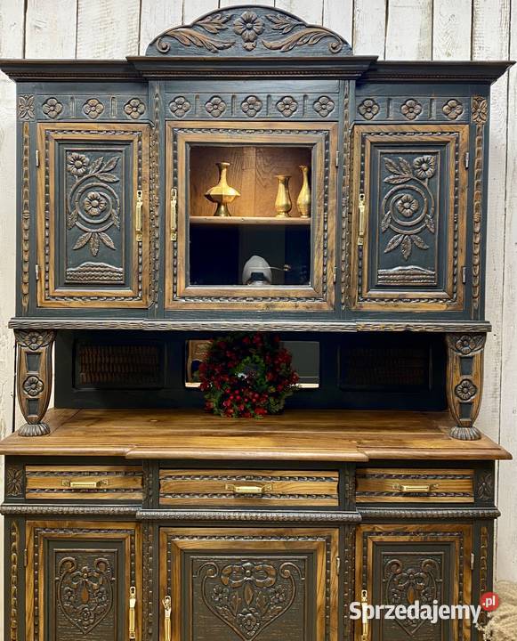 Kredens Bretoński odnowiony dąb Francja II pół Warszawa