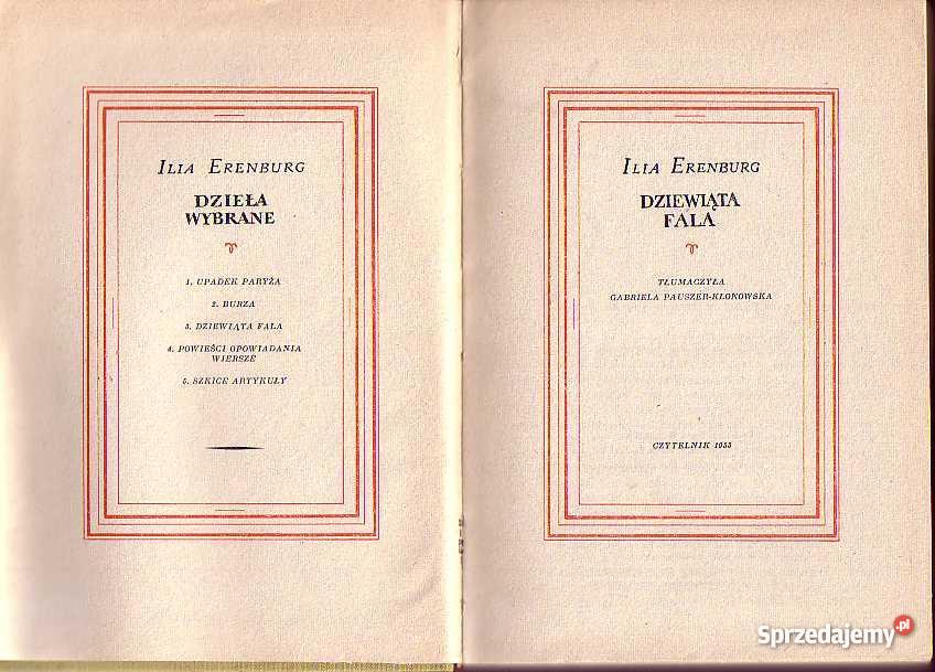 205 DZIEWIĄTA FALA ILIA ERENBURG Czyrna