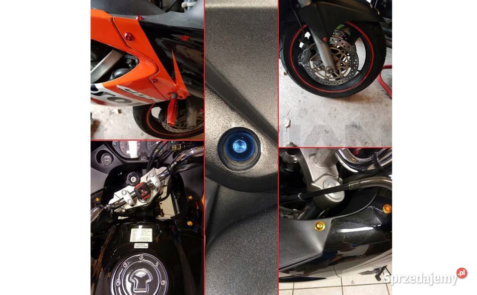 ŚRUBA 10 M6 DO OWIEWKI MOTOCYKLA KOLOR ZIELONY Mysłowice