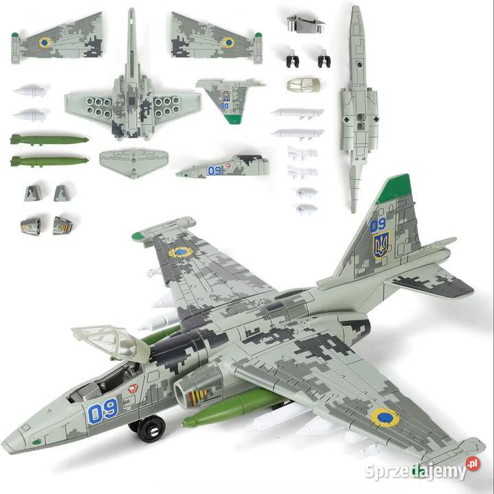 Samolot F14 Tomcat SSamolot SU25 W barwach