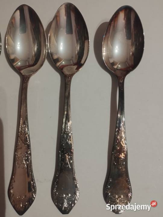 Zestaw łyżeczki bogato zdobione