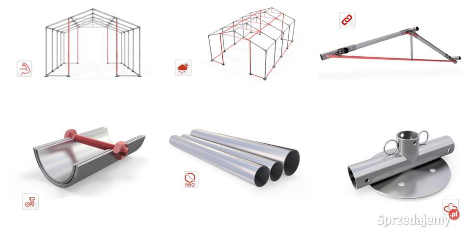 6x22x3m Winter Plus Namiot magazynowy Całoroczna śląskie Katowice