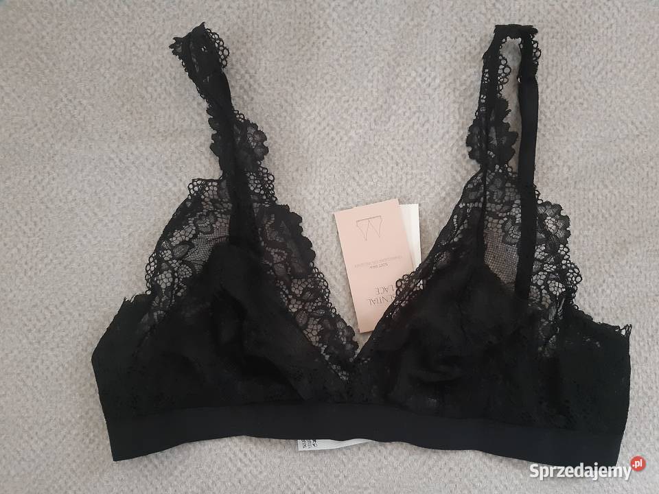 Oysho Koronkowy Biustonosz Essential Lace Biustonosze mazowieckie Warszawa sprzedam