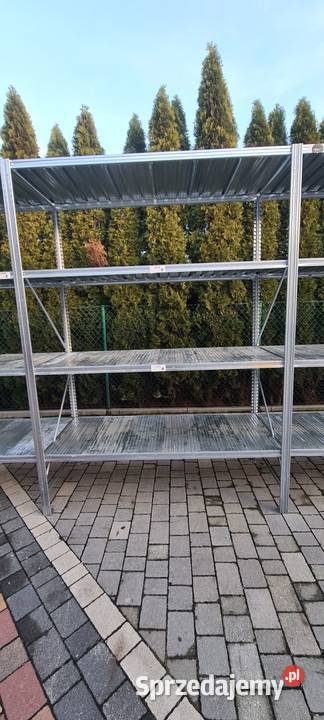 Regały magazynowe z demontażu 80gł x 180 x250 Radomierz sprzedam