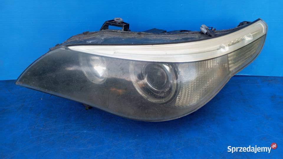 LAMPA LEWY PRZÓD EUROPA XENON BMW 5 E60 E61 osobowe wielkopolskie sprzedam