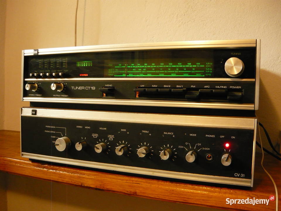 Wzmacniacz i tuner Dual klasyk lata 70teŁadny i Amplitunery Wrocław sprzedam