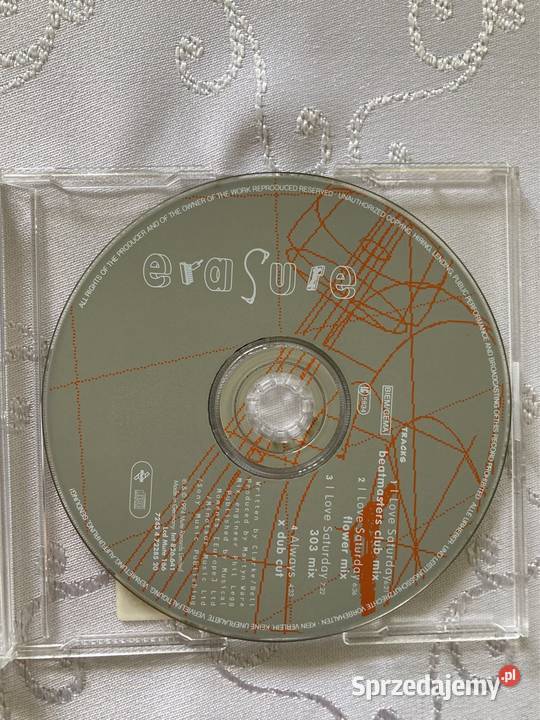 Płyta CD Remixes Single Erasure I Love Saturday 1 płyta śląskie Czerwionka-Leszczyny