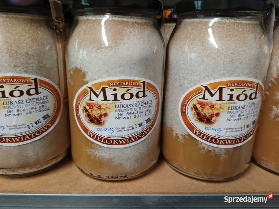 Miód z przydomowej pasieki Miody i produkty pszczele