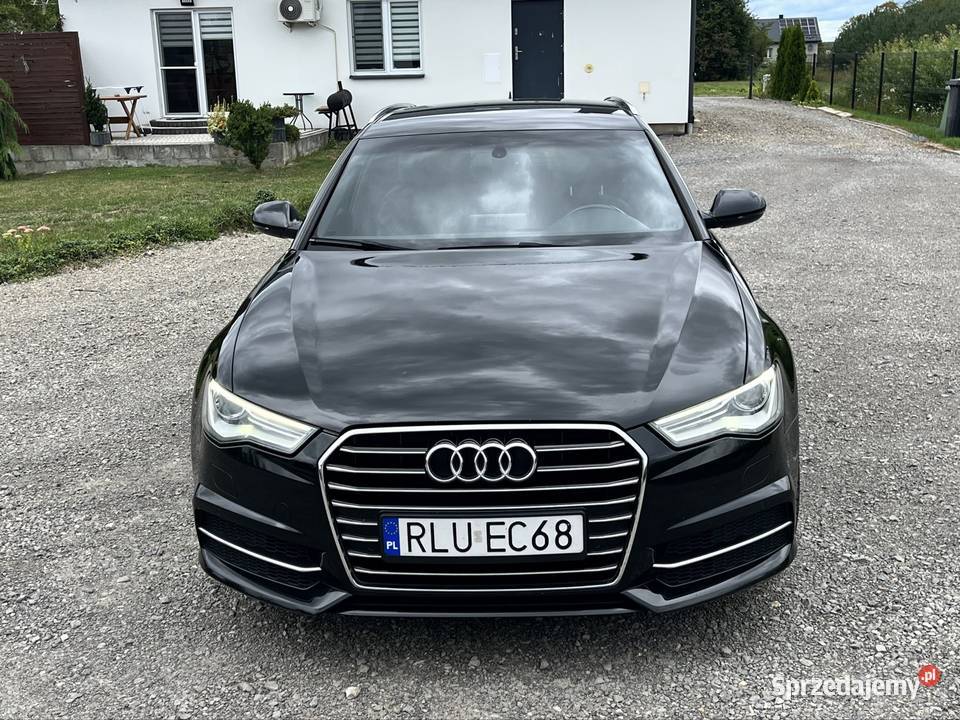 AUDI A6 18 TFSI 190 SLINE LED Automat EL Klapa czarny Dachnów