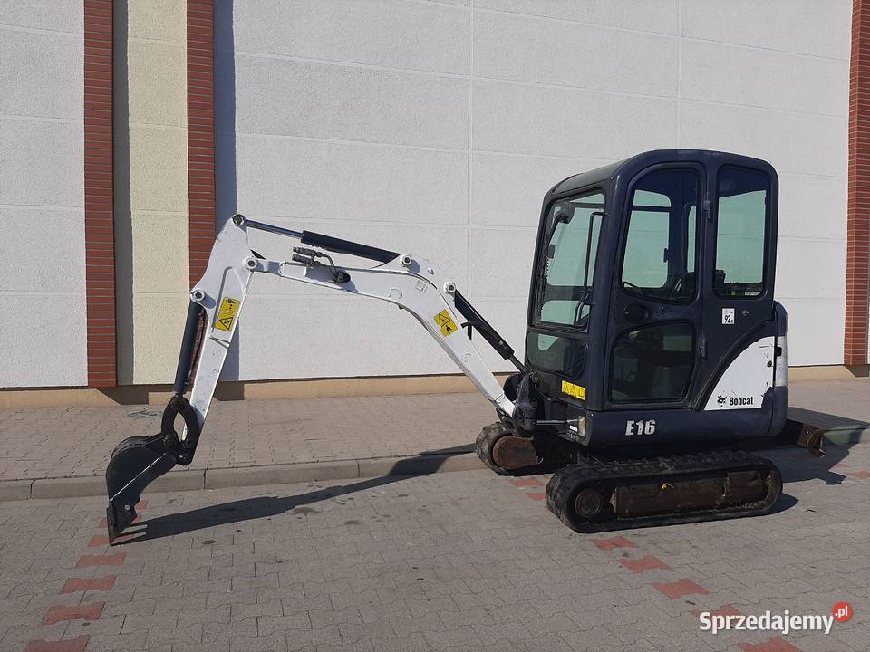 BOBCAT E16 2012 r minikoparka GWARANCJA MOŻLIWY Gniezno