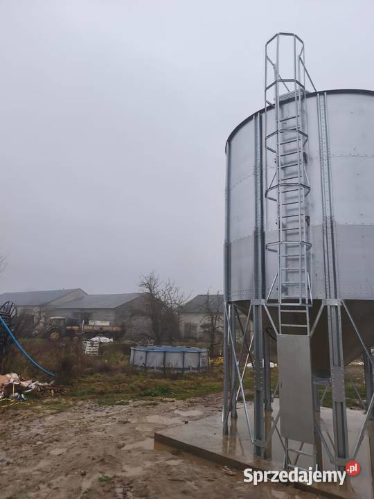 Silos zbożowy lejowy 30 ton Polski Szybki termin Rolnictwo Opole