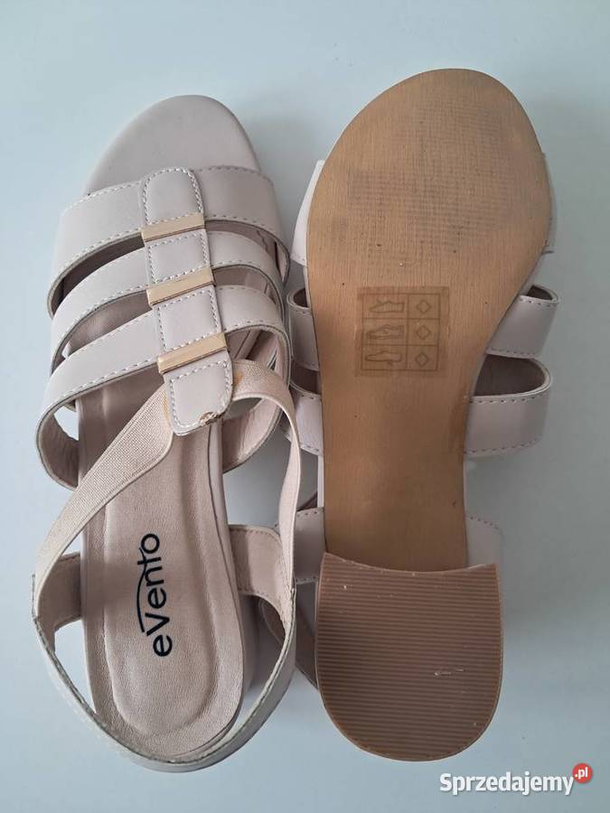 Buty damskie sandały beżowe Evento do sprzedania brązowy/beżowy małopolskie sprzedam