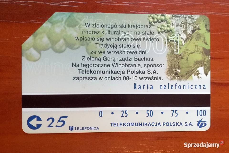 ZIELONA GÓRA WINOBRANIE KARTA TELEFONICZNA lubelskie Piszczac