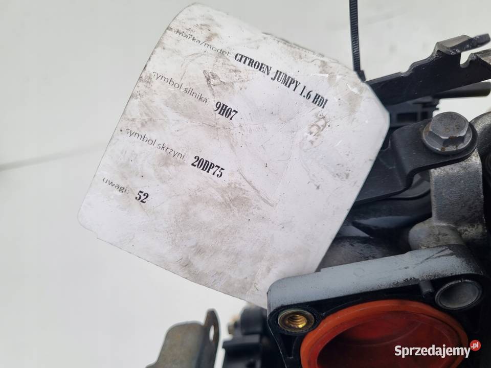 SILNIK KOMPLET Citroen Jumpy II 16 HDI 90 141 osobowe lubelskie Rudka