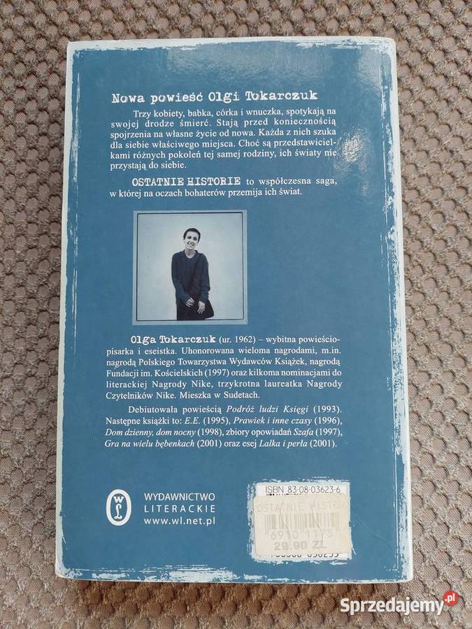 Olga Tokarczuk Ostatnie historie Kraków sprzedam