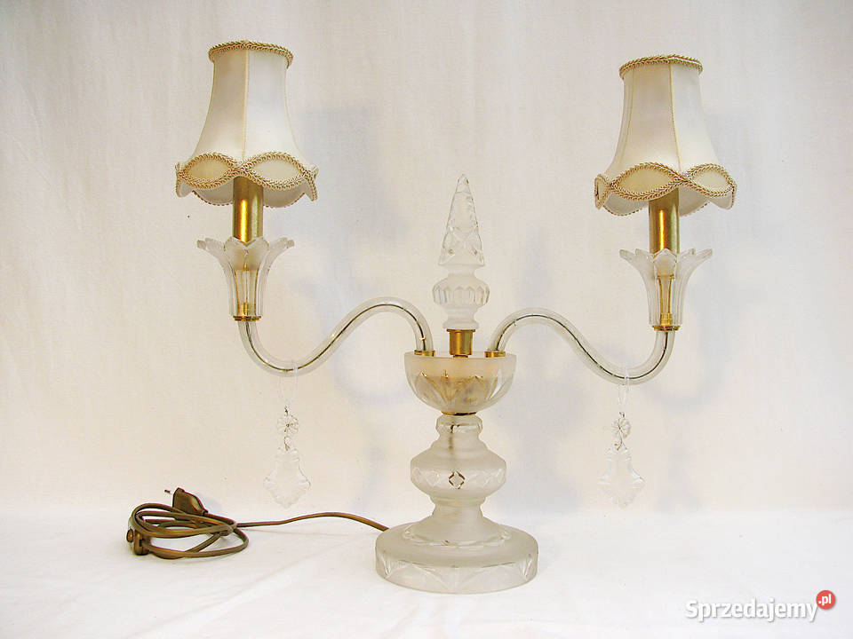 Lampka szklana stylowa Piękna Szczecinek