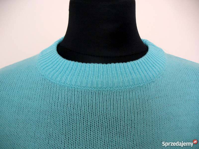 MIĘTOWY SWETER BLUZKA 38 M Tanio biust 104 Moda i Styl Siedlce