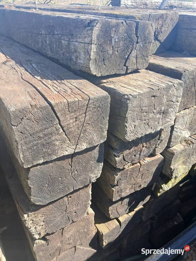 Drewniane belki słupy Drewno konstrukcyjne pomorskie Piaseczno sprzedam