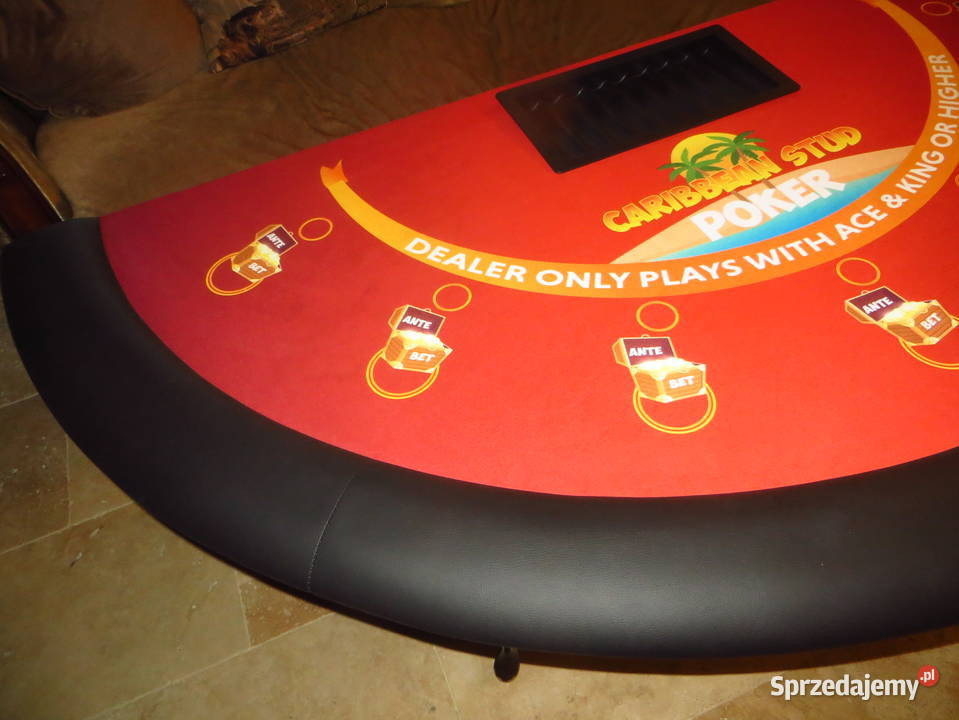 STÓŁ DO POKERA KRUPIERSKI CARIBBEAN SUD HOLDEM Halinów