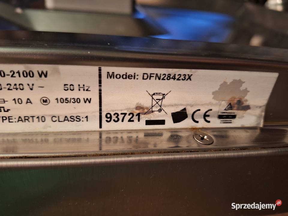 zmywarka BEKO uszkodzona wolnostojące Rzeszów