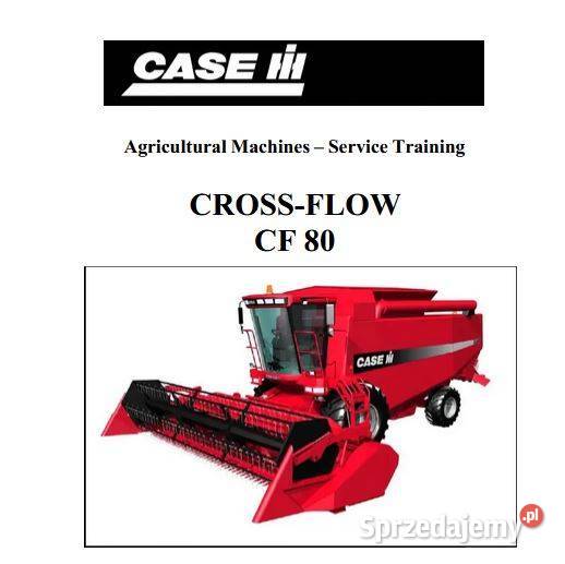 CASE IH CF80 kombajn instrukcja naprawy serwisu motoryzacja, transport świętokrzyskie Kielce