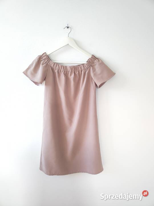 Beżowa sukienka HM 34 Spódnice i sukienki