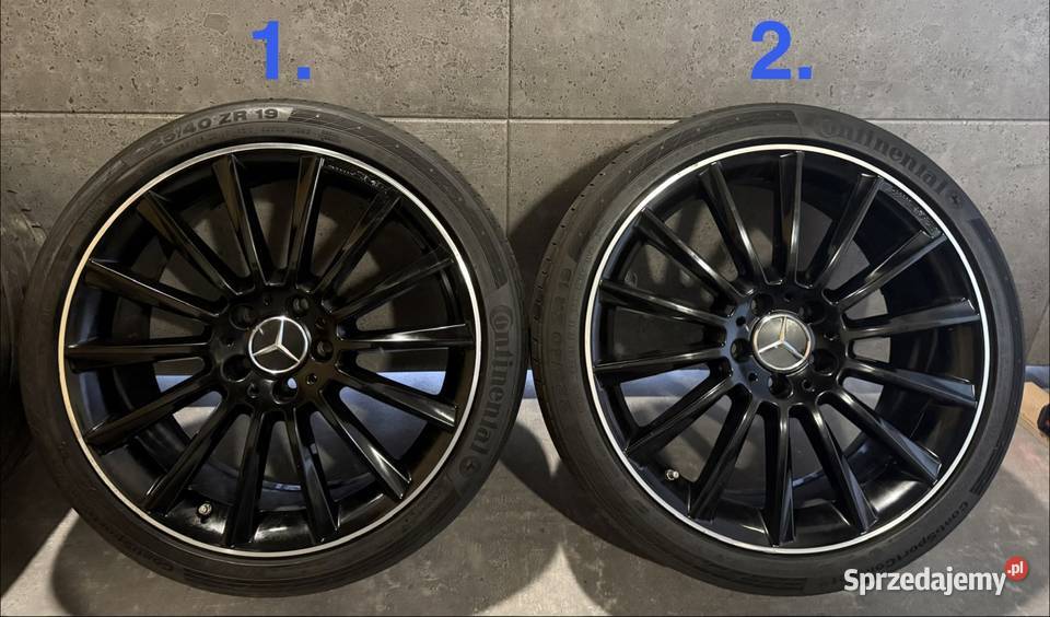 19 AMG Mercedes w205 OEM 75J ET44 85J ET52 felgi