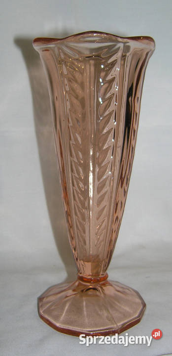 wazon vintage szkło pinkAlD Bartków sprzedam