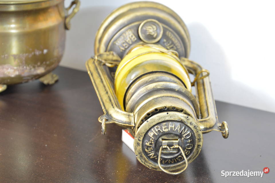 metalowa LAMPA NAFTOWA niemiecka ogrodowa Jastrzębie-Zdrój