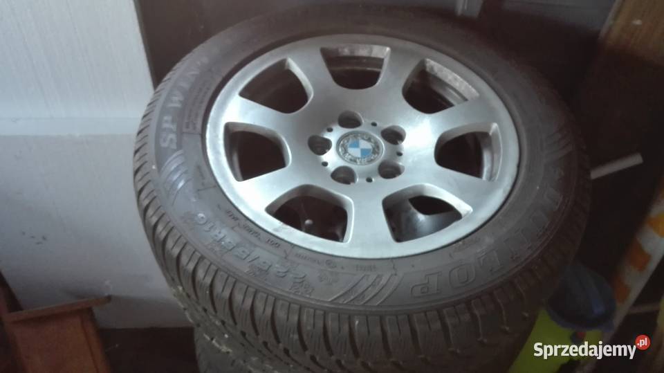 Bmw 5 2006 r Felgi aluminiowe z oponami zimowymi osobowe Koła i felgi Zbiersk-Cukrownia