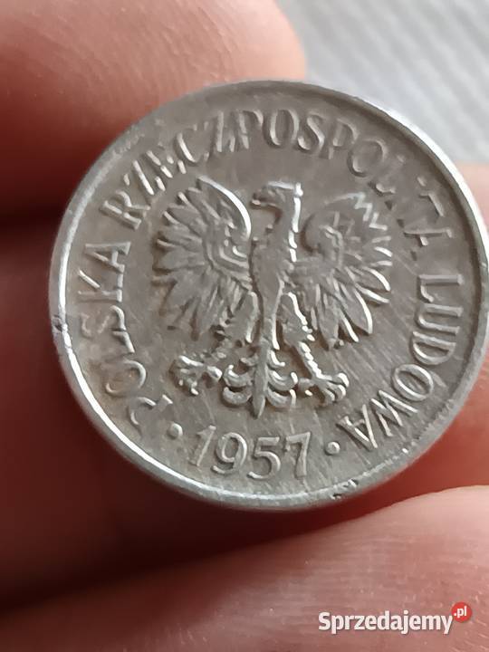 Sprzedam monete 20 groszy 1957 lekka skretka Chełm
