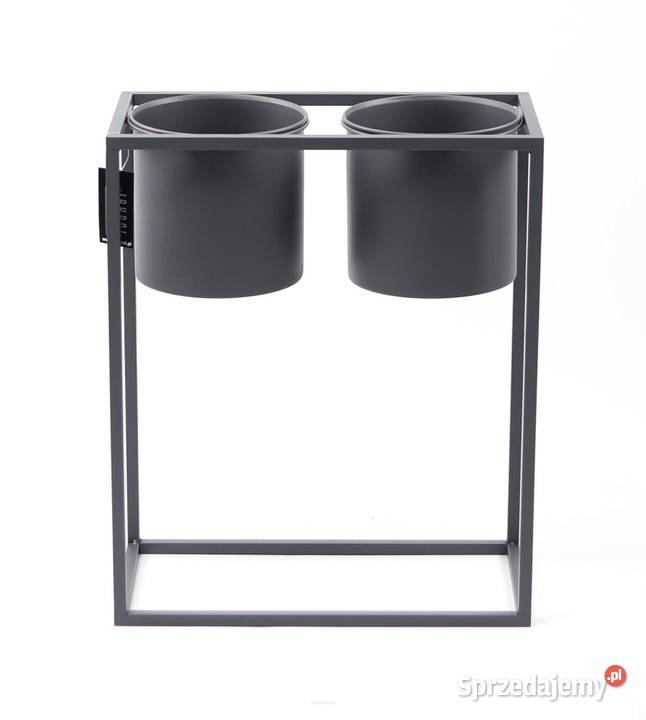 Kwietnik Metalowy Stojak z donicami 60x50 LOFT Sobienie-Jeziory